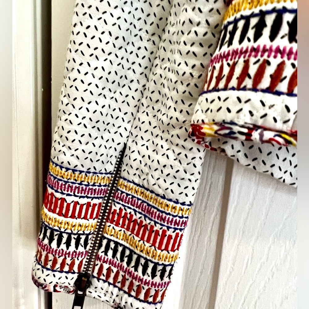 Per Una Multicolor Patterned Quilted Jacket. - image 4